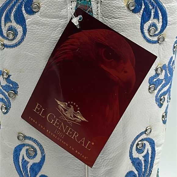 2365- El General Boots Genuine Leather Men’s Sz 10 Women’s Sz 11 NWT - Picture 12 of 16